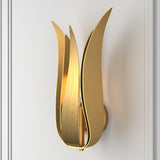 Broche 8'' Sconce in Antique Gold - Lifestyle View (511-GA)