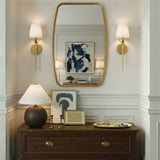 Broche 6'' Sconce in Antique Gold - Lifestyle View (531-GA)