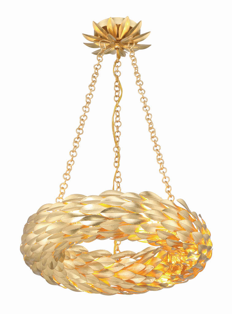 Broche 18'' LED Chandelier | Crystorama Lighting