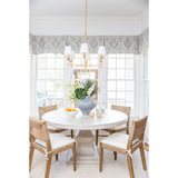 Broche 32'' Chandelier in Antique Gold - Lifestyle View (568-GA)