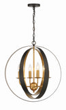 Luna 21'' Chandelier in English Bronze - Antique Gold - Additional View (585-EB-GA)