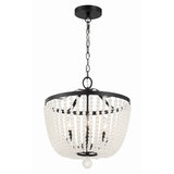 Rylee 16.5'' Chandelier in Matte Black - Additional View (604-MK-FR)