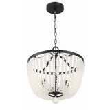Rylee 16.5'' Chandelier in Matte Black - Additional View (604-MK-FR)