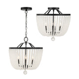Rylee 16.5'' Chandelier in Matte Black - Additional View (604-MK-FR)