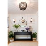 Rylee 16.5'' Chandelier in Matte Black - Lifestyle View (604-MK)