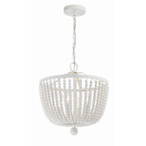 Rylee 16.5'' Chandelier in Matte White - Additional View (604-MT)