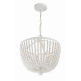 Rylee 16.5'' Chandelier in Matte White - Additional View (604-MT)
