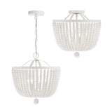 Rylee 16.5'' Chandelier in Matte White - Additional View (604-MT)