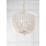 Rylee 16.5'' Chandelier in Matte White - Lifestyle View (604-MT)