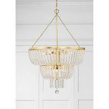 Rylee 24.75'' Chandelier in Antique Gold - Lifestyle View (610-GA)