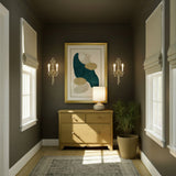 Lexsi 8'' Sconce in Olde Brass - Lifestyle View (658-OB)