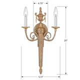 Loxley 12.75'' Sconce - Dimensions Diagram (662-MB)