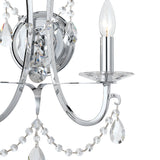 Othello 14'' Sconce in Polished Chrome - Additional View (6822-CH-CL-SAQ)