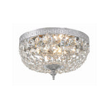 Waltham 10'' Flush Mount in Polished Chrome - Front View (710-CH-CL-MWP)