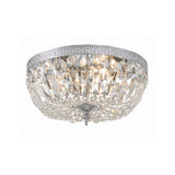 Waltham 12'' Flush Mount in Polished Chrome - Front View (712-CH-CL-MWP)