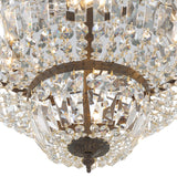 Waltham 18'' Flush Mount in English Bronze - Additional View (718-EB-CL-MWP)