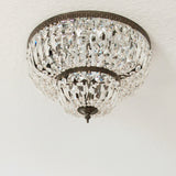Waltham 18'' Flush Mount in English Bronze - Lifestyle View (718-EB-CL-MWP)