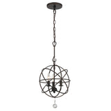 Solaris 12.5'' Chandelier in Black - Additional View (9225-BK)