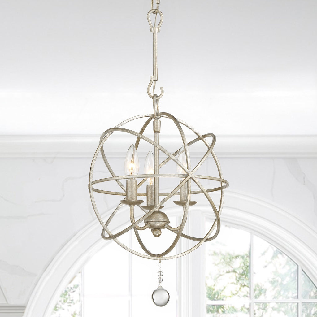Solaris 3 Light Mini Chandelier – Crystorama