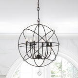 Solaris 22.5'' Chandelier in English Bronze - Lifestyle View (9226-EB)