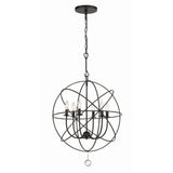 Solaris 22.5'' Chandelier in English Bronze - Front View (9226-EB)