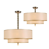 Luxo 26'' Semi Flush Mount in Antique Brass - Additional View (9507-AB_CEILING)