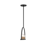 Abbott 42'' Linear Chandelier in Black - Additional View (ABB-3007-BK)