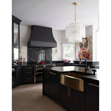 Ackerly 23.5'' Chandelier in Aged Brass - Lifestyle View (ACK-928-AG)