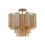 Addis 17.75'' Semi Flush Mount in Aged Brass - Additional View (ADD-300-AG-AM_CEILING)