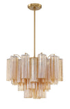 Addis 19.75'' Chandelier in Aged Brass - Additional View (ADD-306-AG-AM)