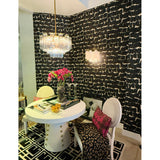 Addis 22'' Chandelier in Polished Chrome - Lifestyle View (ADD-308-CH-CL)