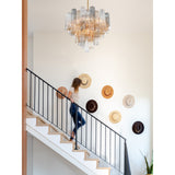 Addis 26.75'' Chandelier in Aged Brass - Lifestyle View (ADD-312-AG-AU)