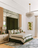 Addis 32'' Chandelier in Aged Brass - Lifestyle View (ADD-316-AG-CL)