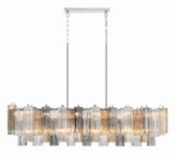 Addis 51.75'' Linear Chandelier in Polished Chrome - Front View (ADD-317-CH-AU)