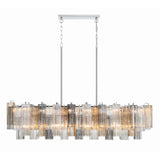Addis 51.75'' Linear Chandelier in Polished Chrome - Front View (ADD-317-CH-AU)