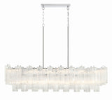 Addis 51.75'' Linear Chandelier in Polished Chrome - Front View (ADD-317-CH-CL)