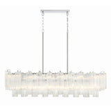 Addis 51.75'' Linear Chandelier in Polished Chrome - Front View (ADD-317-CH-CL)