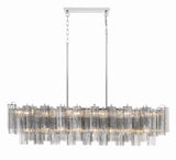 Addis 51.75'' Linear Chandelier in Polished Chrome - Front View (ADD-317-CH-SM)