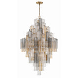 Addis 31.5'' Chandelier in Aged Brass - Additional View (ADD-319-AG-AU)