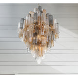 Addis 31.5'' Chandelier in Aged Brass - Lifestyle View (ADD-319-AG-AU)