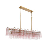 Addis 65'' Linear Chandelier in Aged Brass - Additional View (ADD-337-AG-SP)