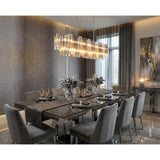Addis 65'' Linear Chandelier in Polished Chrome - Lifestyle View (ADD-337-CH-AU)