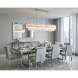Addis 65'' Linear Chandelier in Polished Chrome - Lifestyle View (ADD-337-CH-CL)