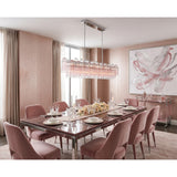 Addis 65'' Linear Chandelier in Polished Chrome - Lifestyle View (ADD-337-CH-SP)