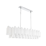 Addis 65'' Linear Chandelier in Polished Chrome - Additional View (ADD-337-CH-WH)