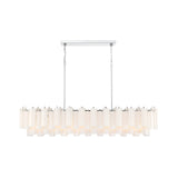 Addis 65'' Linear Chandelier in Polished Chrome - Additional View (ADD-337-CH-WH)