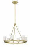 Aragon 22.75'' LED Chandelier in Soft Brass - Additional View (ARA-10264-SB-ST)