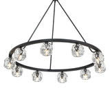Aragon 36'' LED Chandelier in Matte Black - Additional View (ARA-10265-MK)