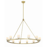 Aragon 46.75'' LED Chandelier in Soft Brass - Front View (ARA-10266-SB-ST)