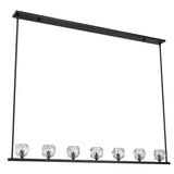 Aragon 56'' LED Linear Chandelier in Matte Black - Additional View (ARA-10267-MK)